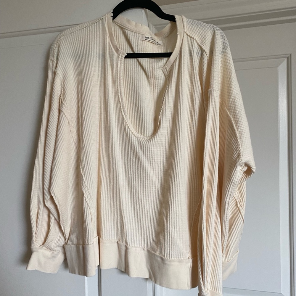 Cream We the Free Top